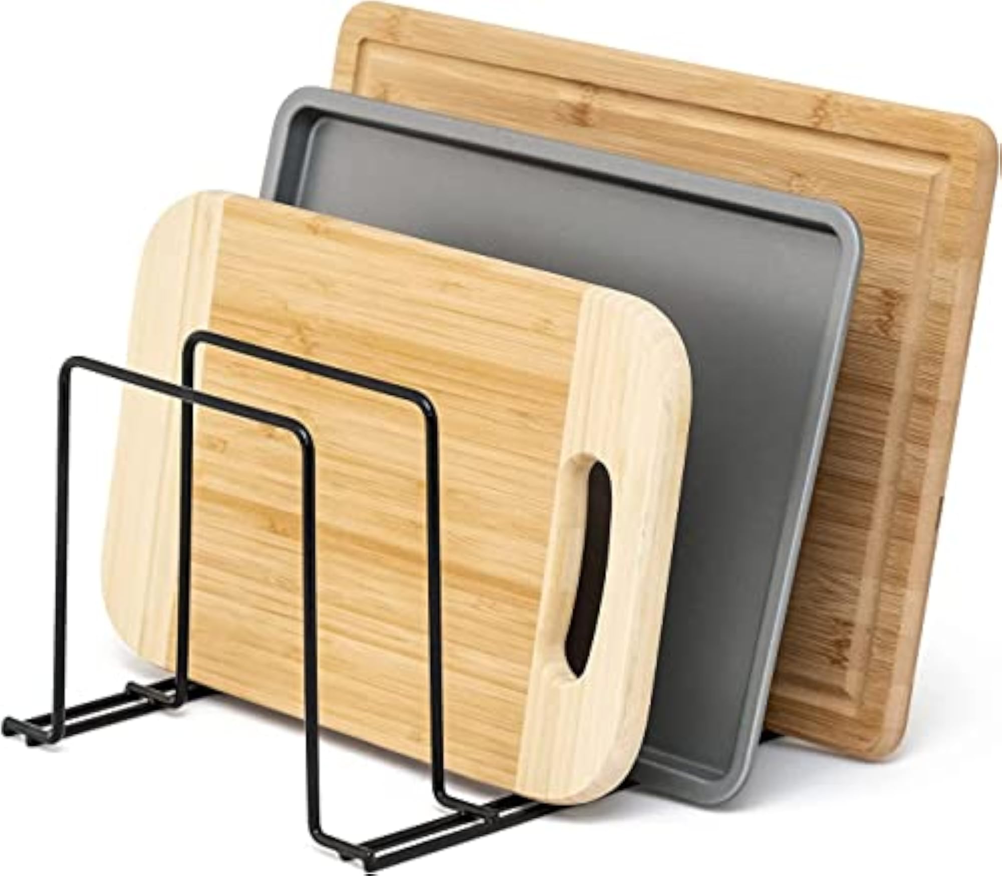 Pan & Pot Lid Organizer for Kitchen Cabinet
